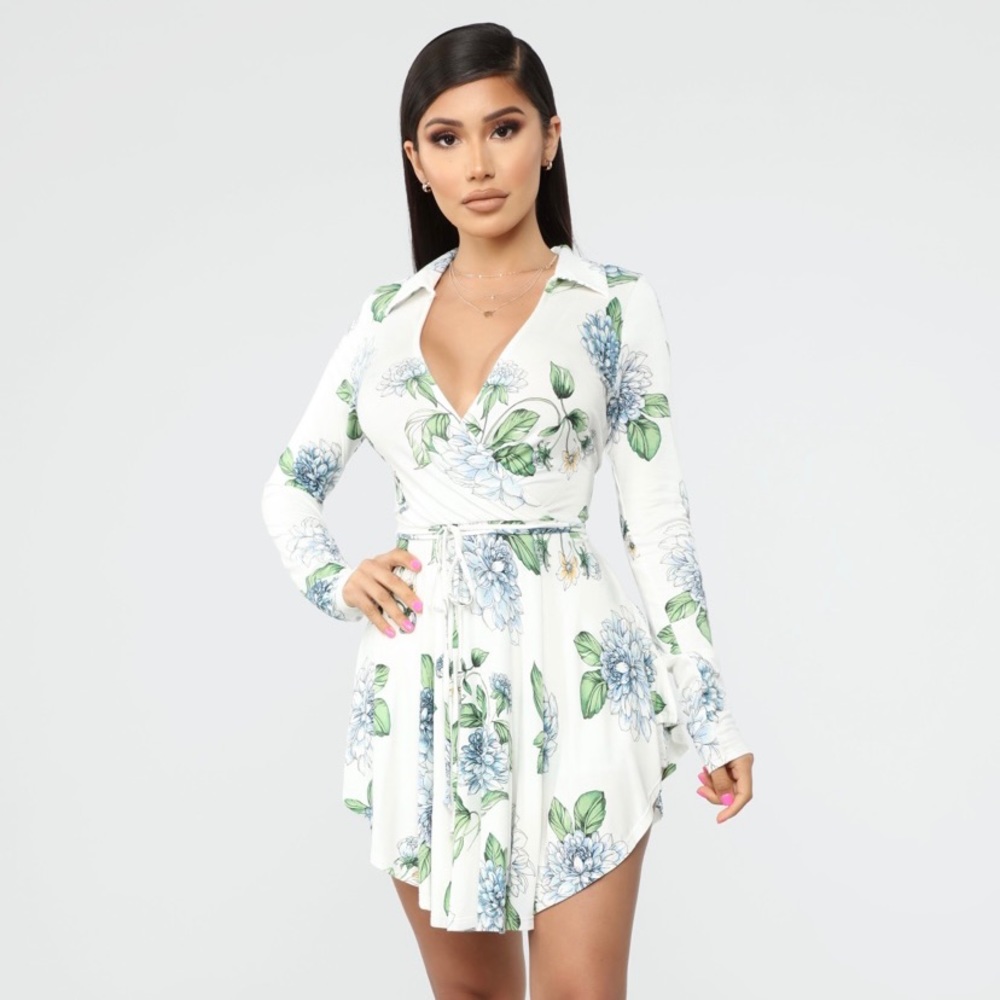 Mystic Forest Floral Romper